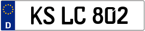 Truck License Plate
